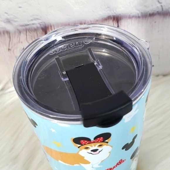 Pembroke Welsh Corgi Dog Puppy Disney Mickey Mouse Ears Stainless Steel Tumbler - Picture 12 of 15